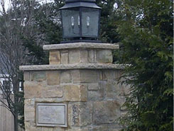 Stone Lantern Placement | Landscape Lighting in Avon, MA