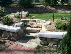 Stone Steps to a Lawn | Walkway Repair in Avon, MA